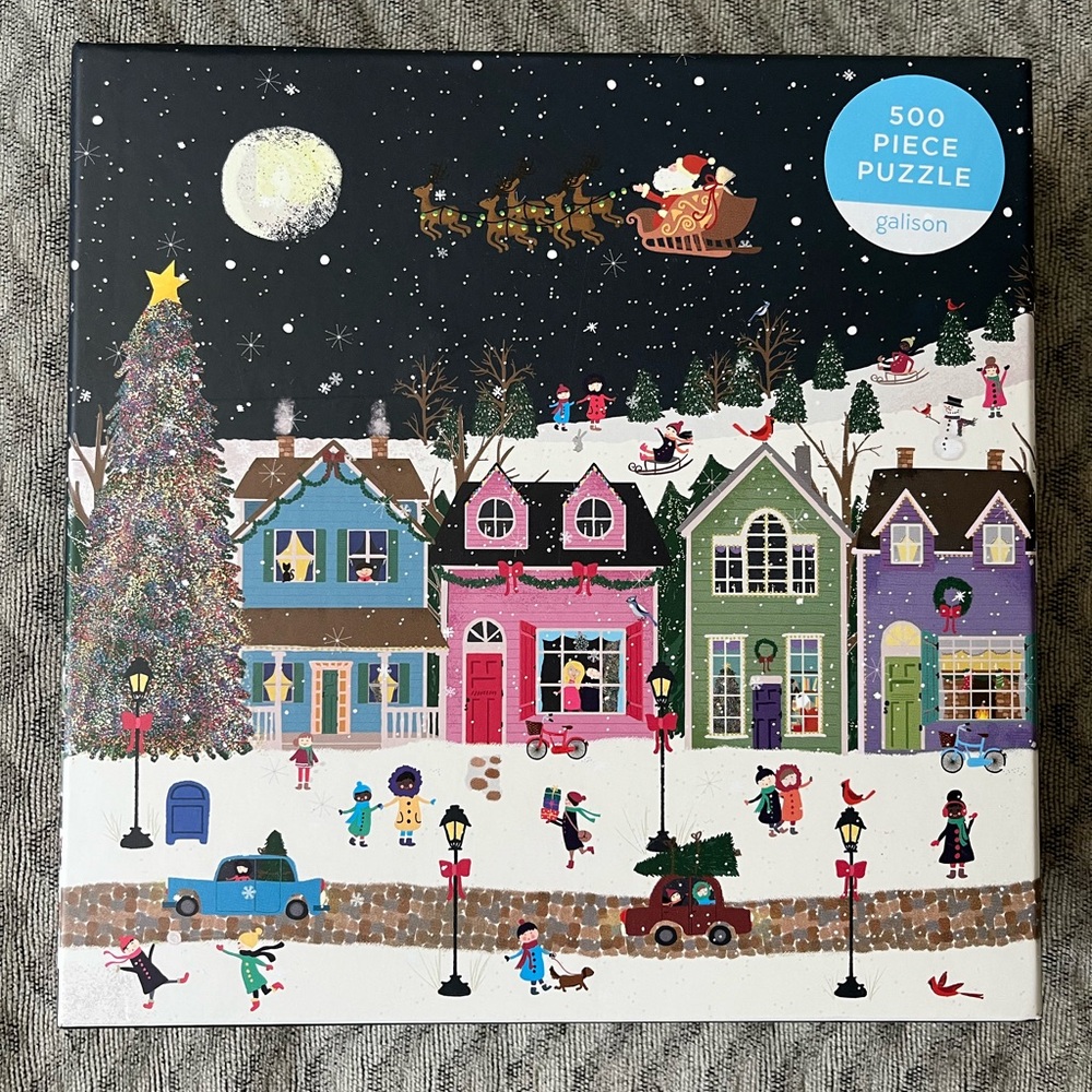 Galison 500 Piece Christmas Puzzle